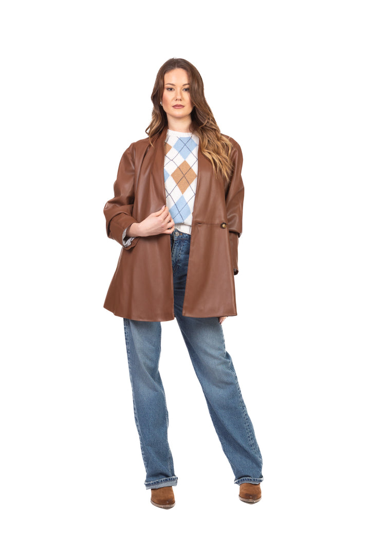 Tensione in - Maglia manica corta a rombi Art. D75630