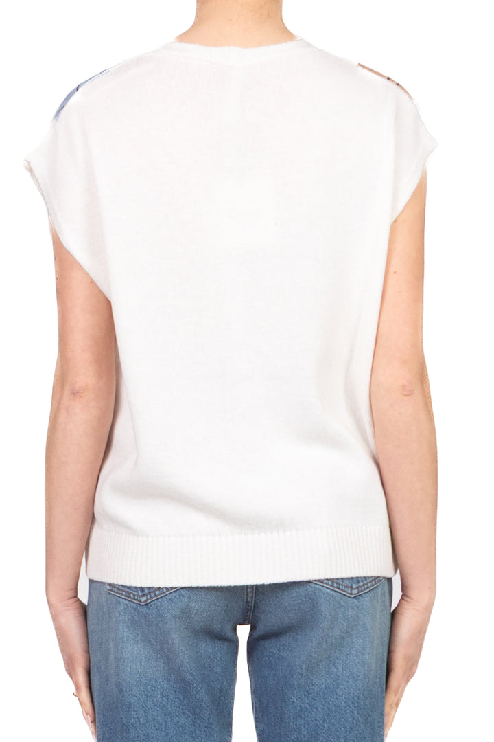 Tensione in - Gilet rombi scollo V Art. D75629