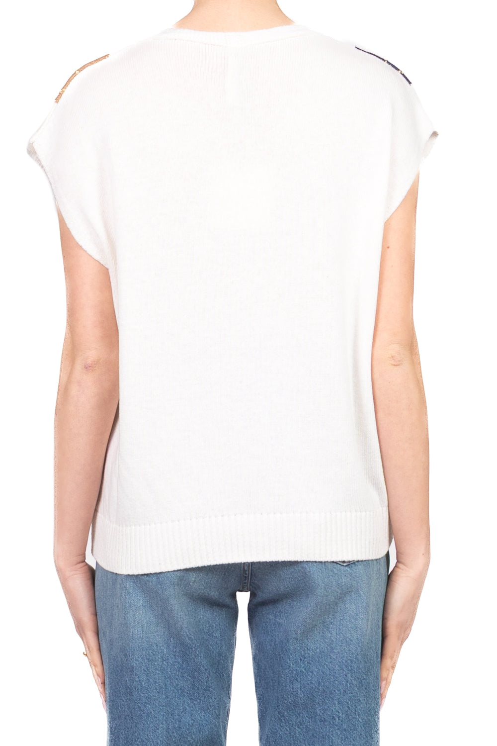 Tensione in - Gilet rombi scollo V Art. D75629