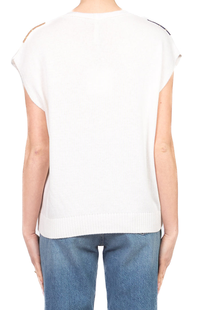 Tensione in - Gilet rombi scollo V Art. D75629