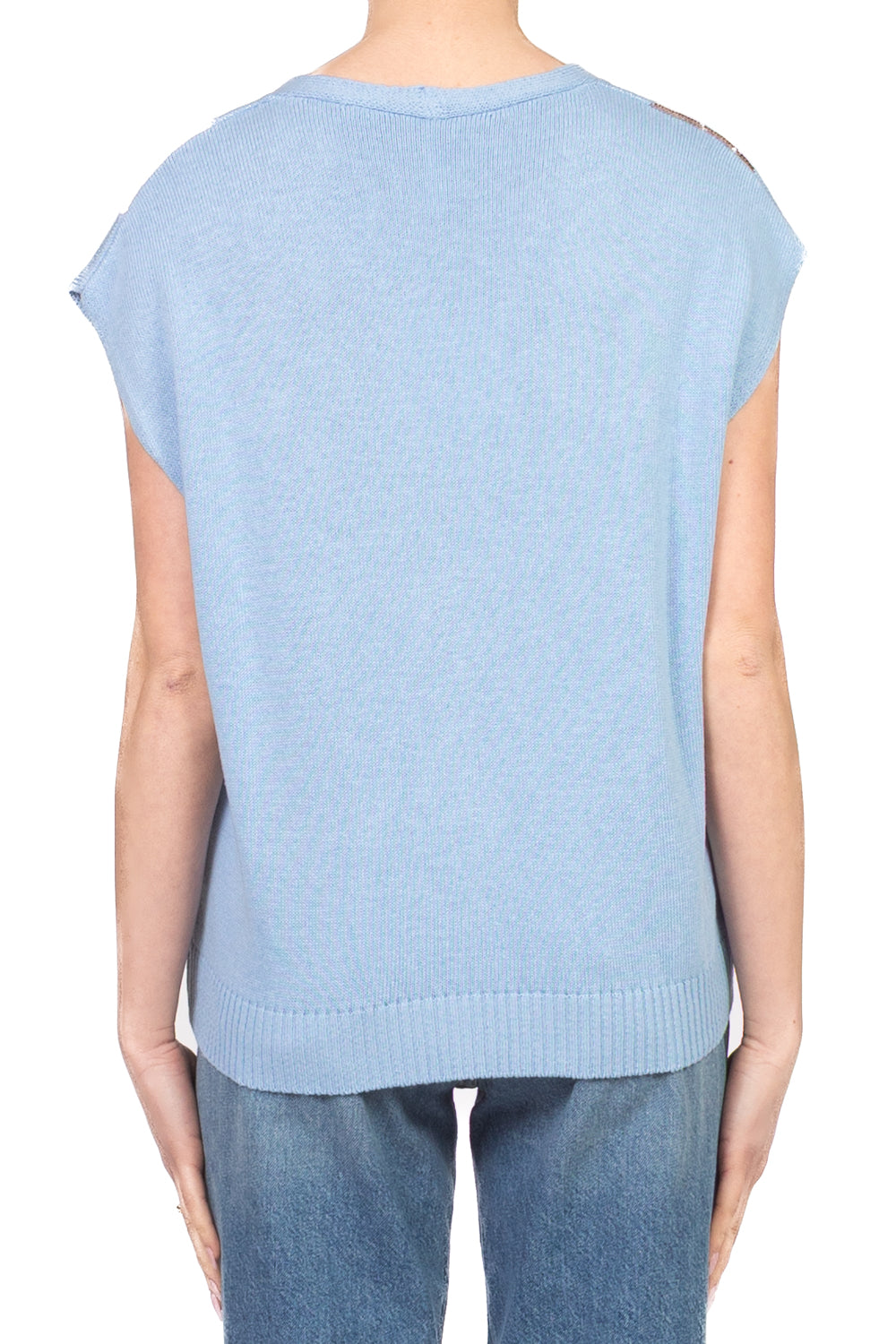 Tensione in - Gilet rombi scollo V Art. D75629