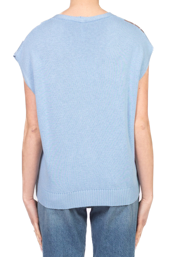 Tensione in - Gilet rombi scollo V Art. D75629