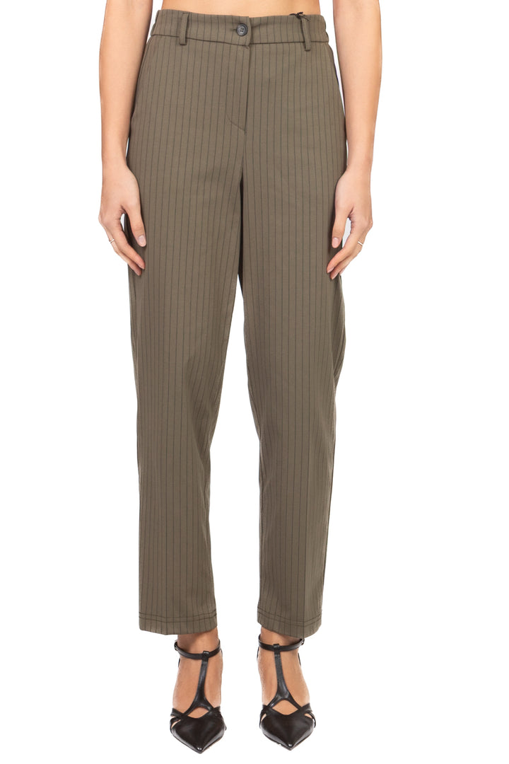 Tensione in - Pantalone sigaretta gessato Art. 26P4074