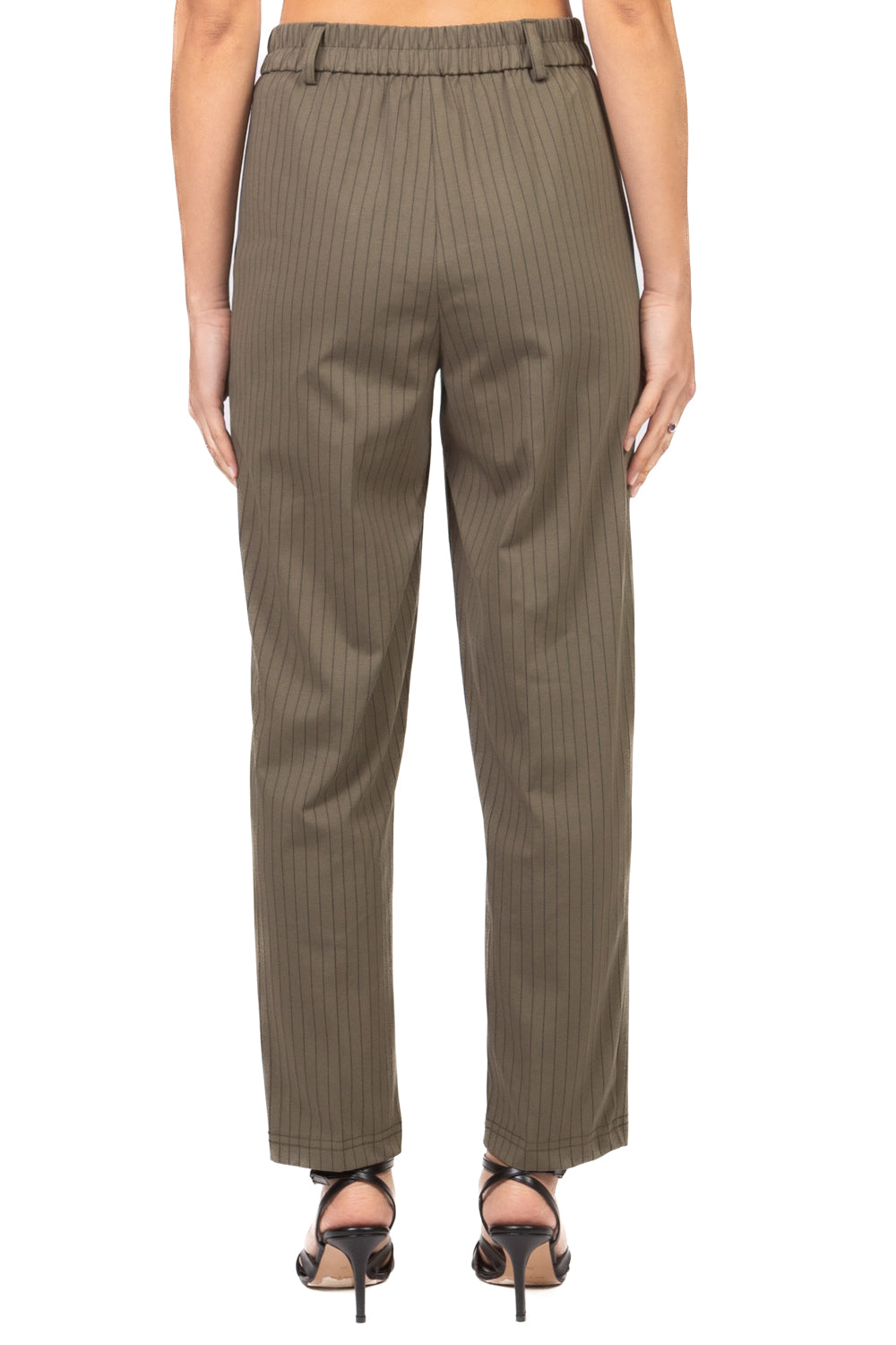 Tensione in - Pantalone sigaretta gessato Art. 26P4074