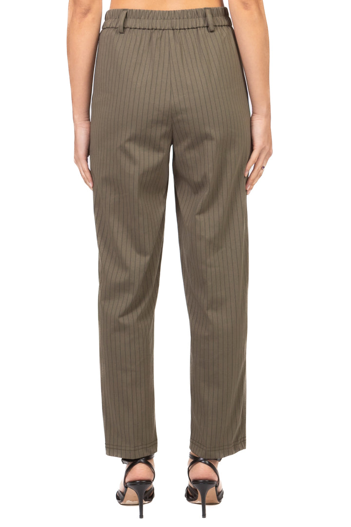 Tensione in - Pantalone sigaretta gessato Art. 26P4074