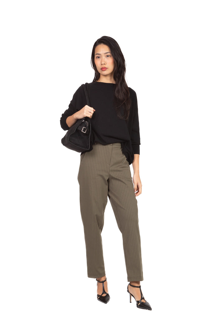 Tensione in - Pantalone sigaretta gessato Art. 26P4074