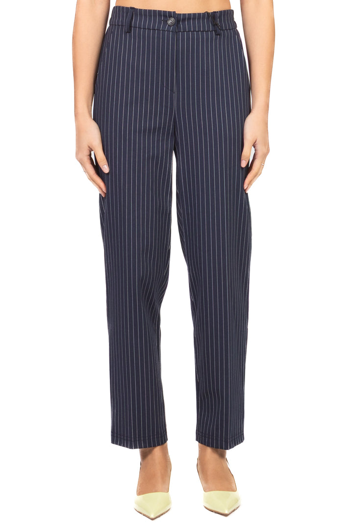 Tensione in - Pantalone sigaretta gessato Art. 26P4074