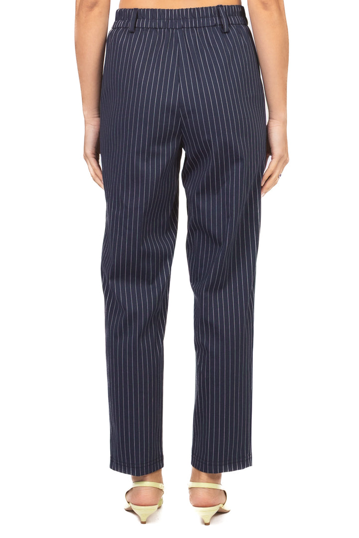 Tensione in - Pantalone sigaretta gessato Art. 26P4074
