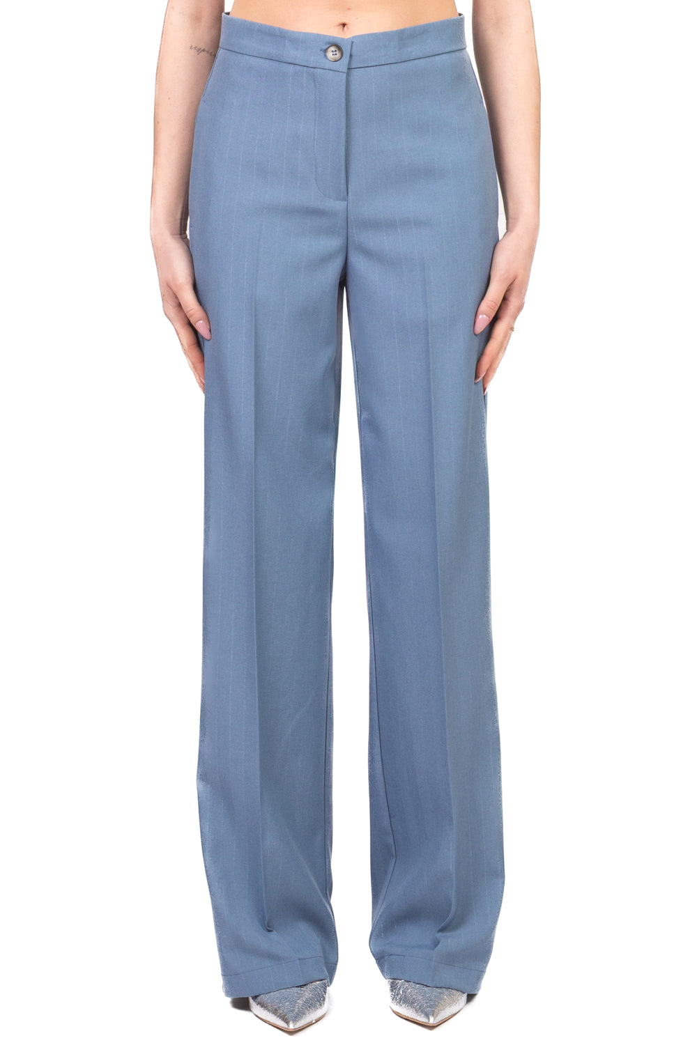 Vicolo - Pantalone palazzo gessato Art. TAB0772