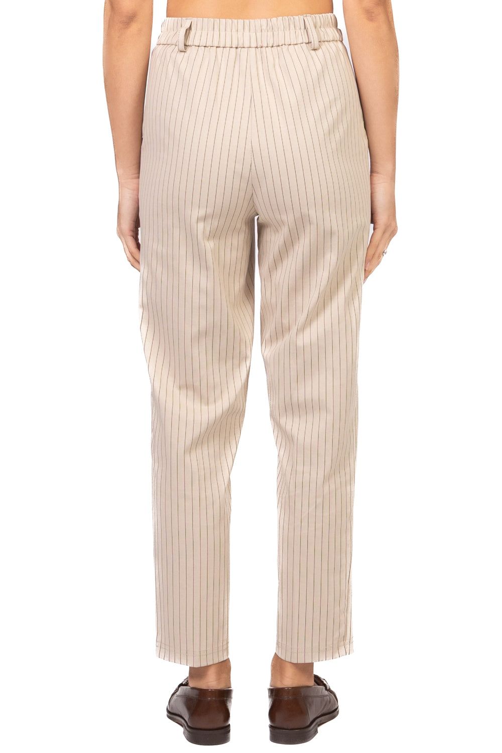 Tensione in - Pantalone sigaretta gessato Art. 26P4074