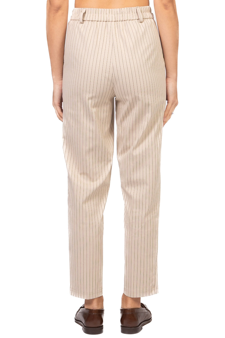 Tensione in - Pantalone sigaretta gessato Art. 26P4074