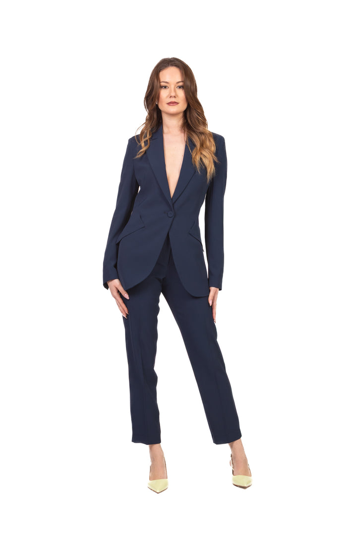 Dixie - Completo in crepe giacca e pantalone sigaretta Art. N056A004A