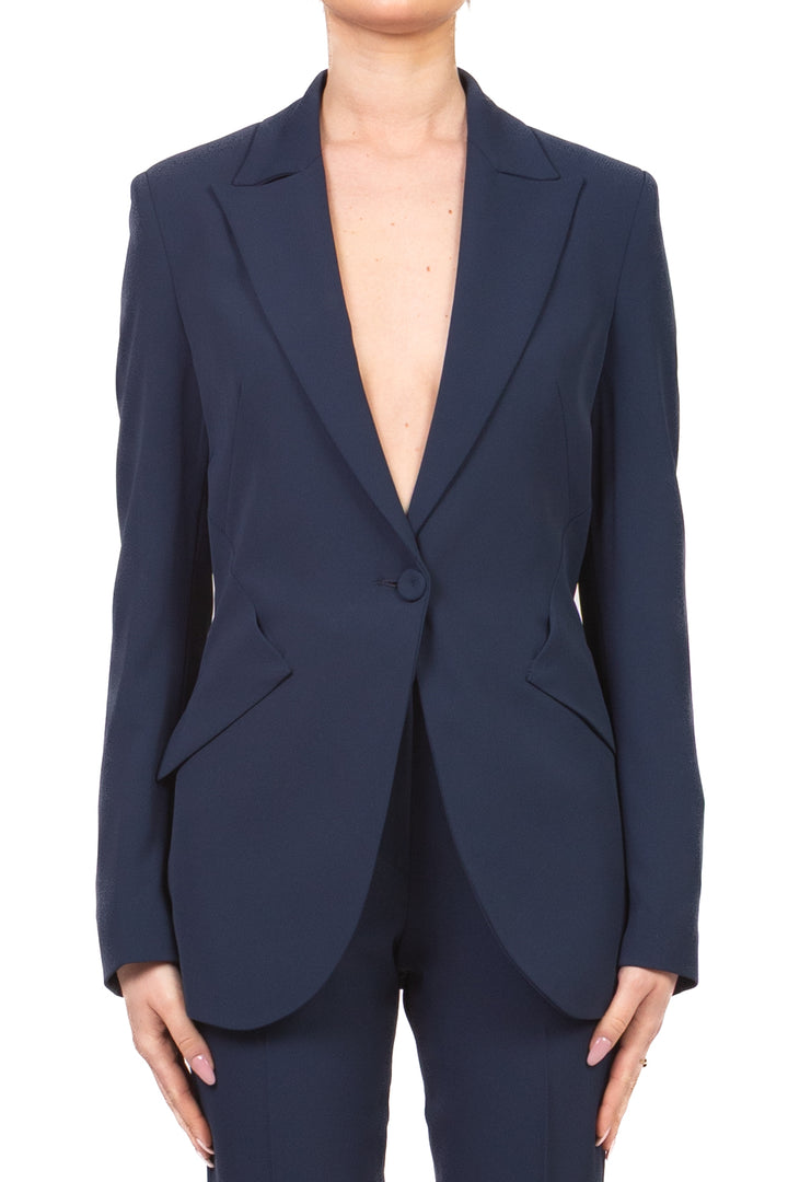 Dixie - Completo in crepe giacca e pantalone sigaretta Art. N056A004A