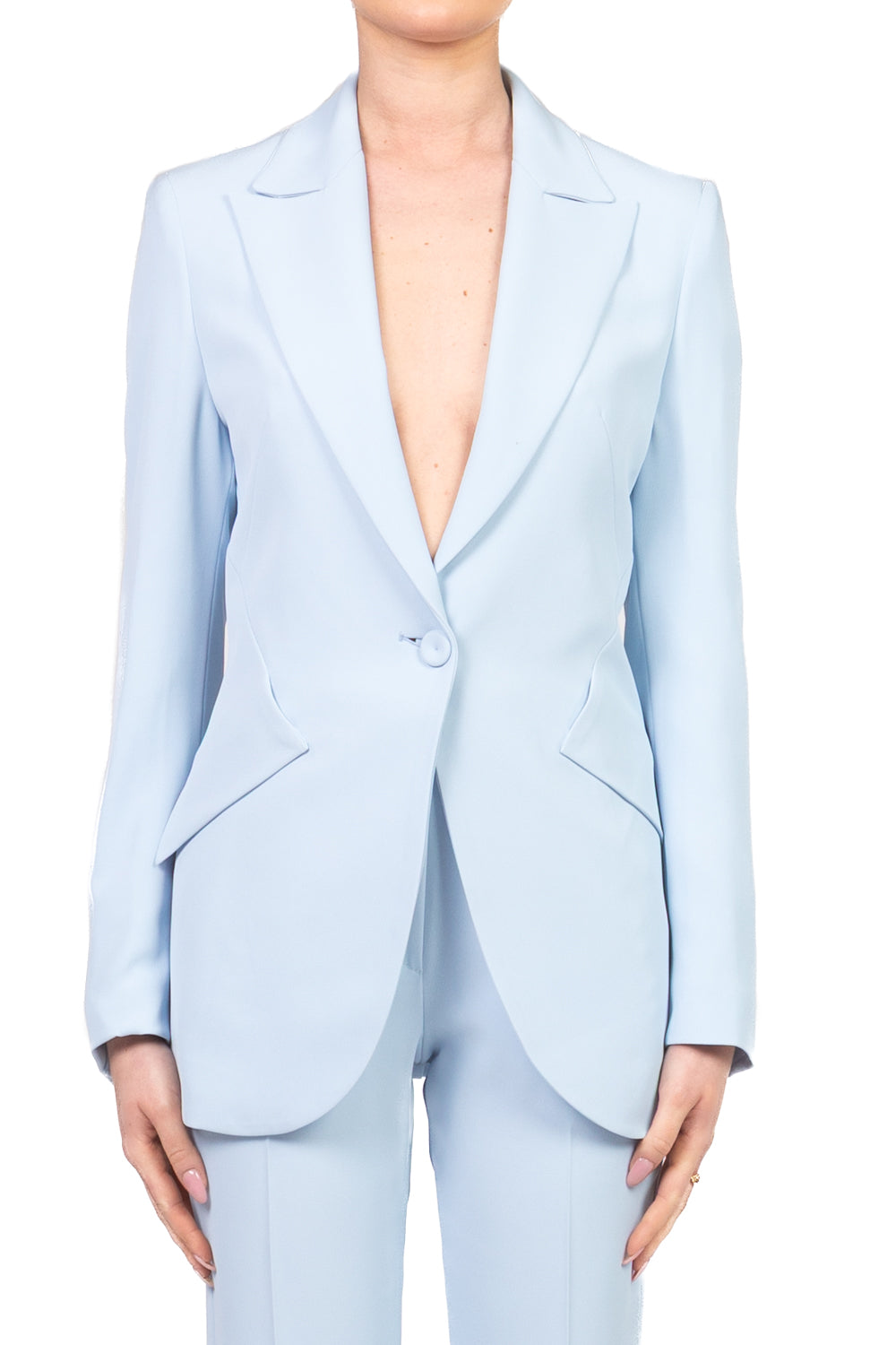 Dixie - Completo in crepe giacca e pantalone sigaretta Art. N056A004A