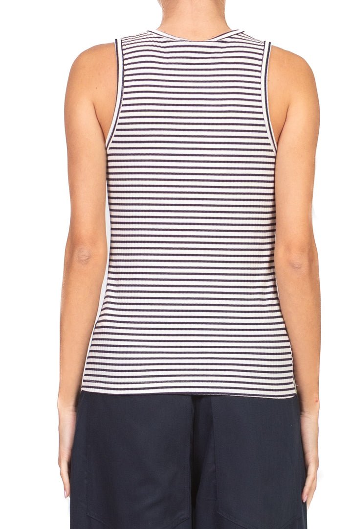 Have one - Canotta rigata scollo vogatore Art. RJS-Q052