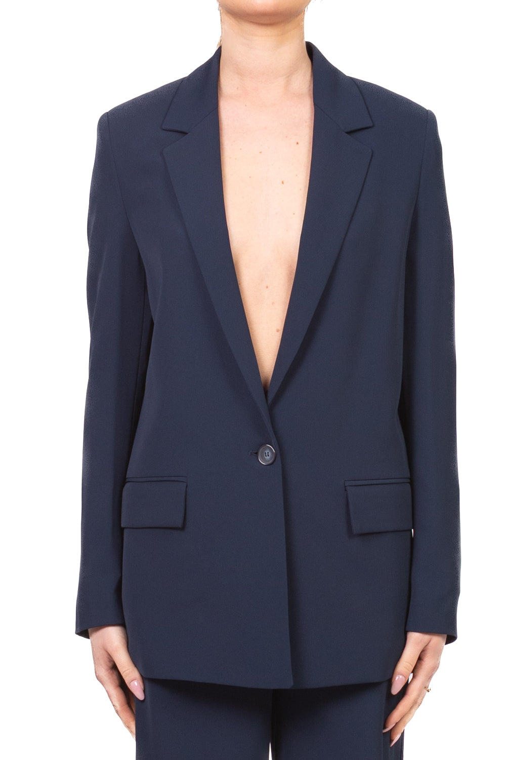 Dixie - Completo in crepe giacca e pantalone a palazzo Art. N056A001A