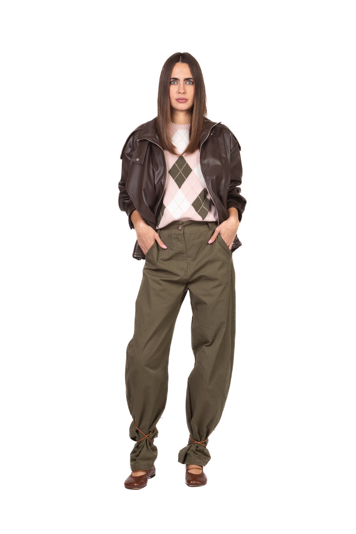 Tensione in - Maglia manica corta a rombi Art. D75630