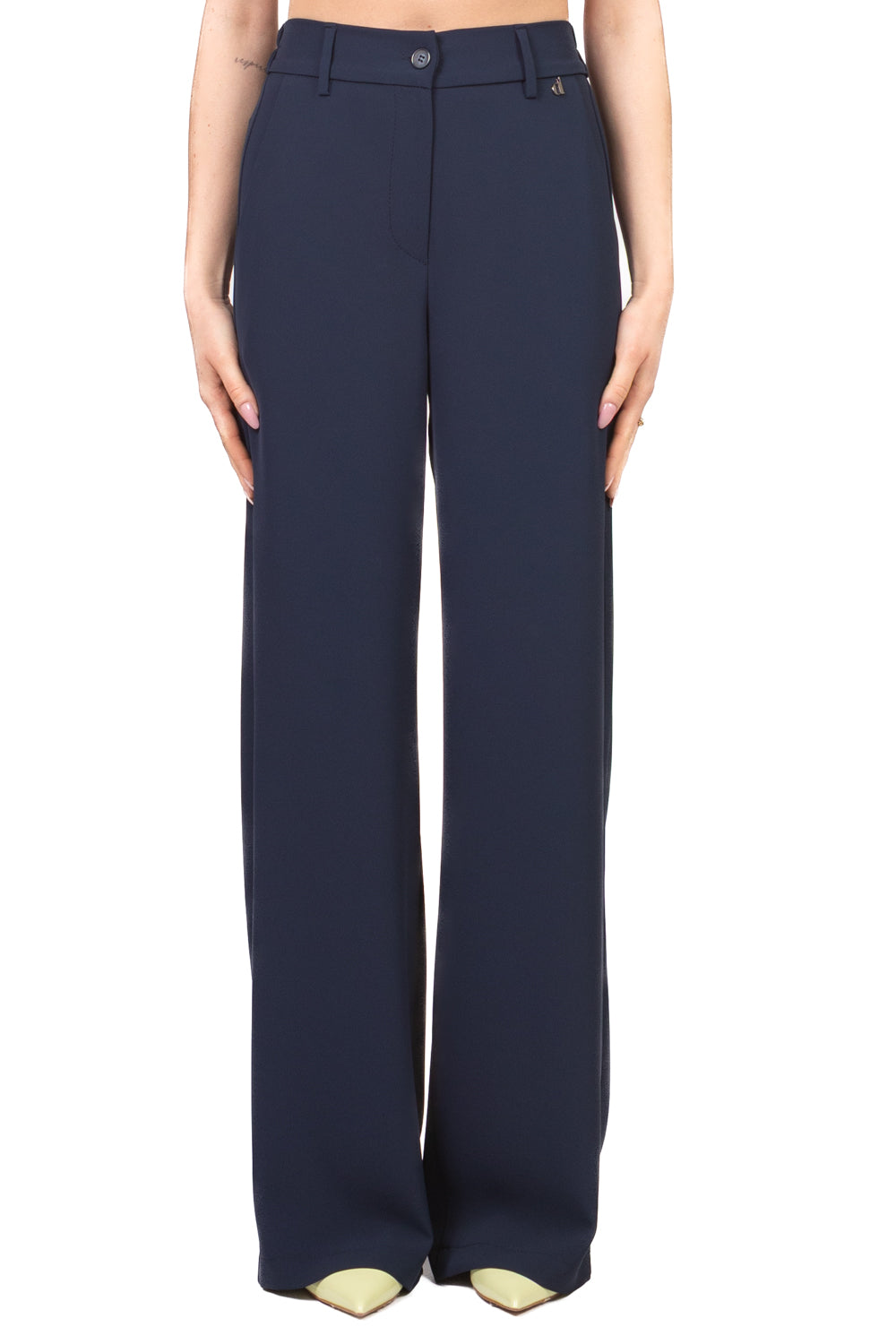 Dixie - Completo in crepe giacca e pantalone a palazzo Art. N056A001A