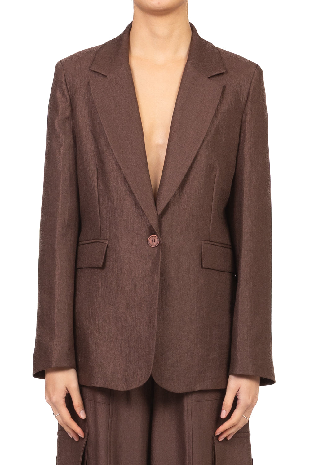 Tensione in - Giacca goffrata un petto Art. 26B3729