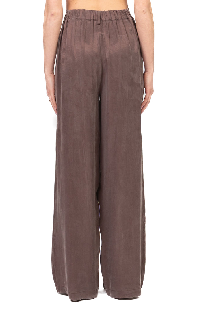 Tensione in - Pantalone palazzo seta lavata Art. PE26-4212