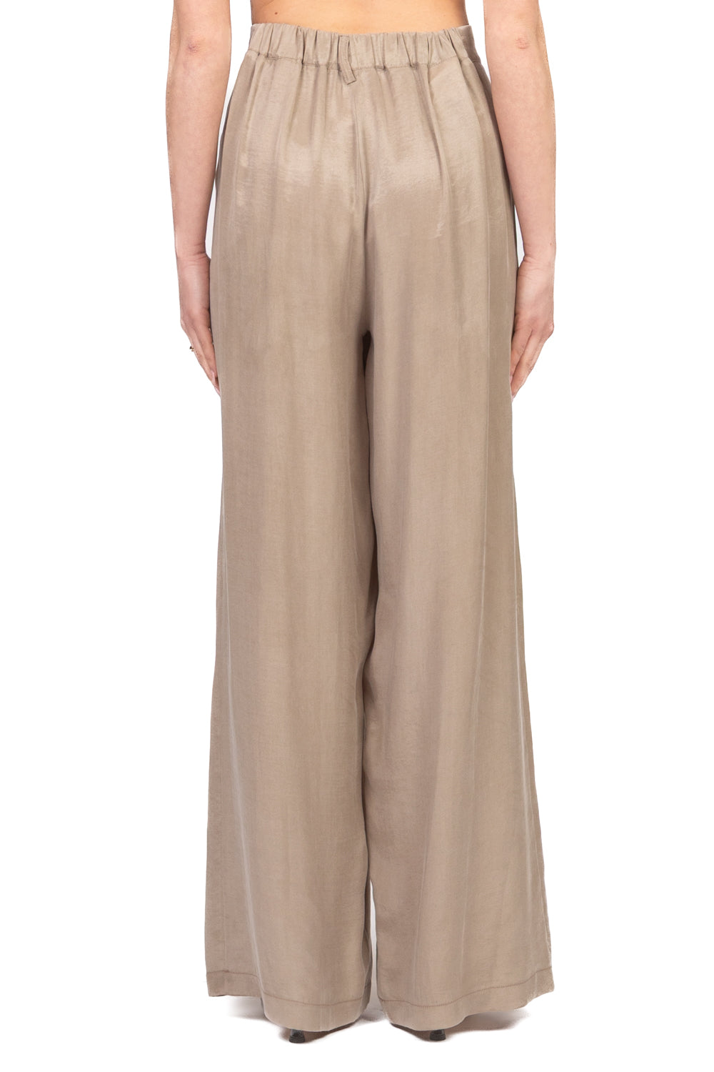 Tensione in - Pantalone palazzo seta lavata Art. PE26-4212