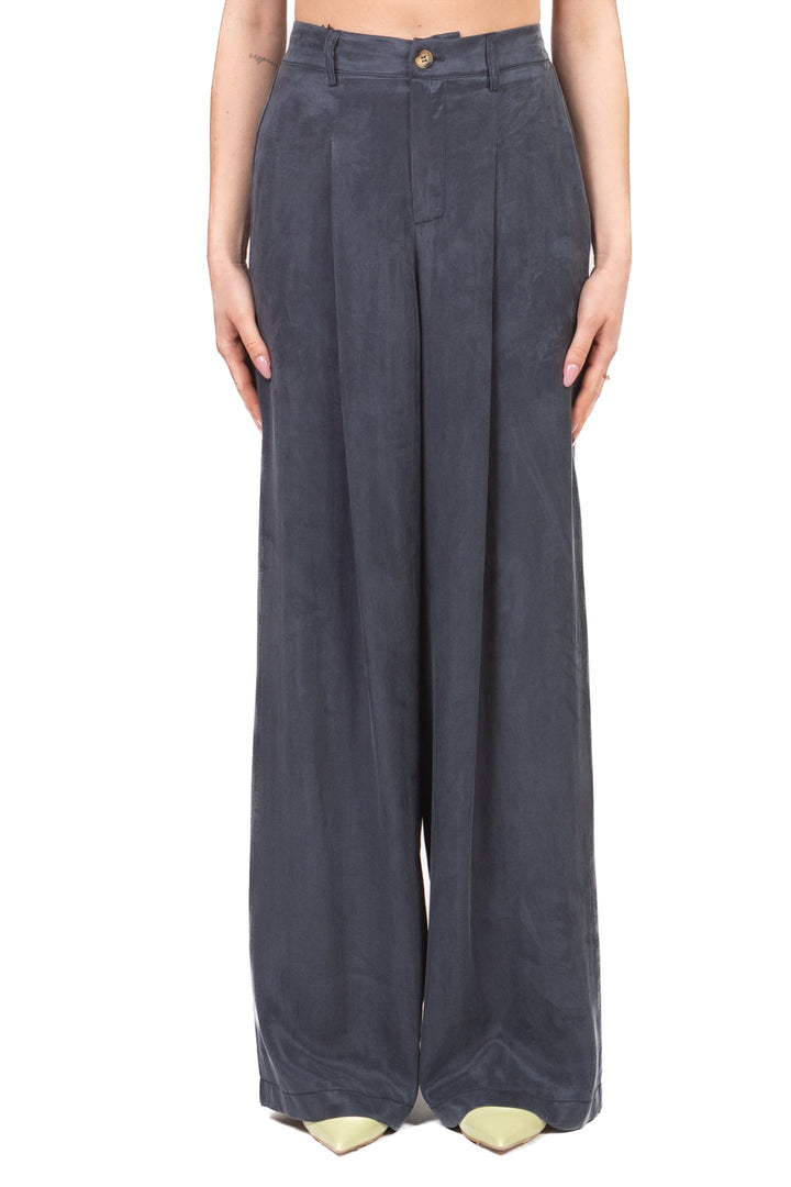 Tensione in - Pantalone palazzo seta lavata Art. PE26-4212