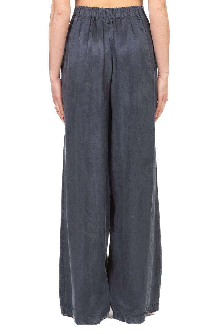 Tensione in - Pantalone palazzo seta lavata Art. PE26-4212