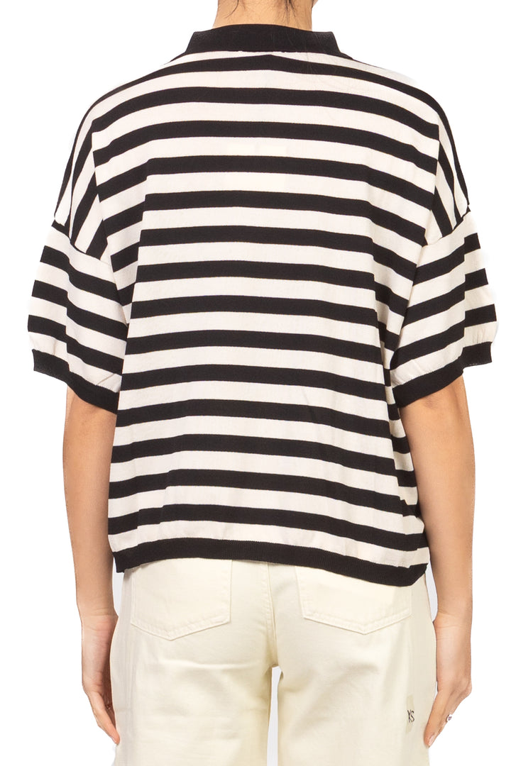 Vicolo - Maglia polo rigata manica corta Art. 2AB2066