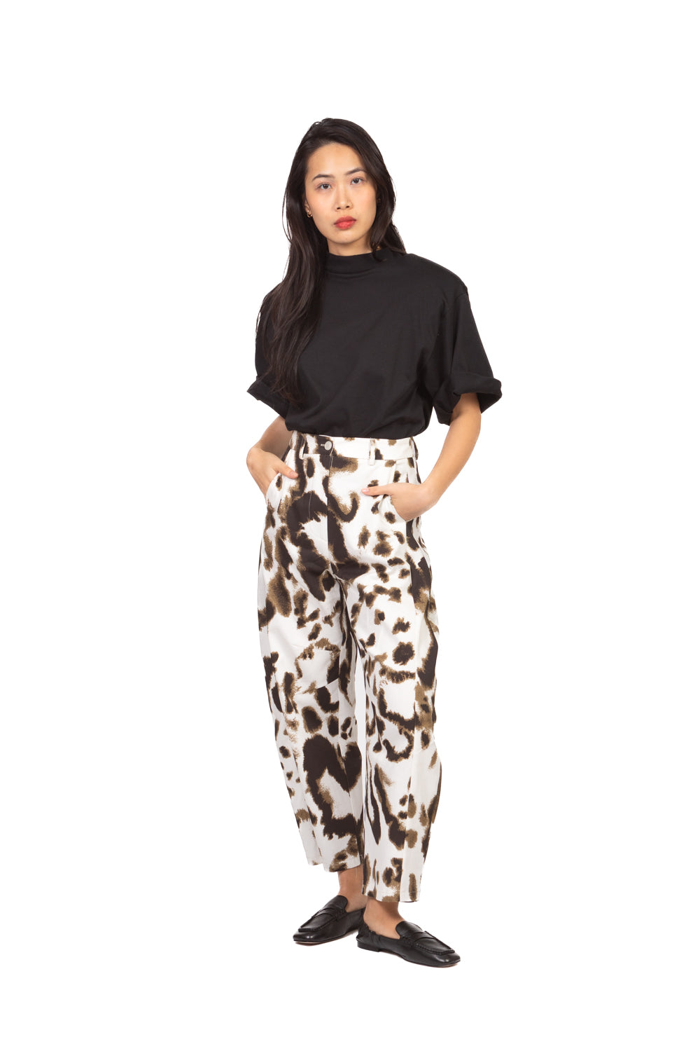 Imperial - Pantalone barrel pezzato Art. P5T5LFS