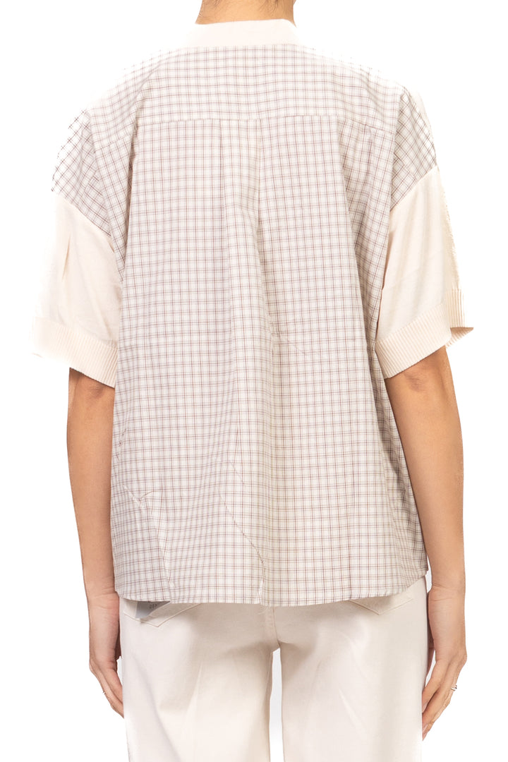 Vicolo - Cardigan mezza manica doppio tessuto Art. 2AB2113