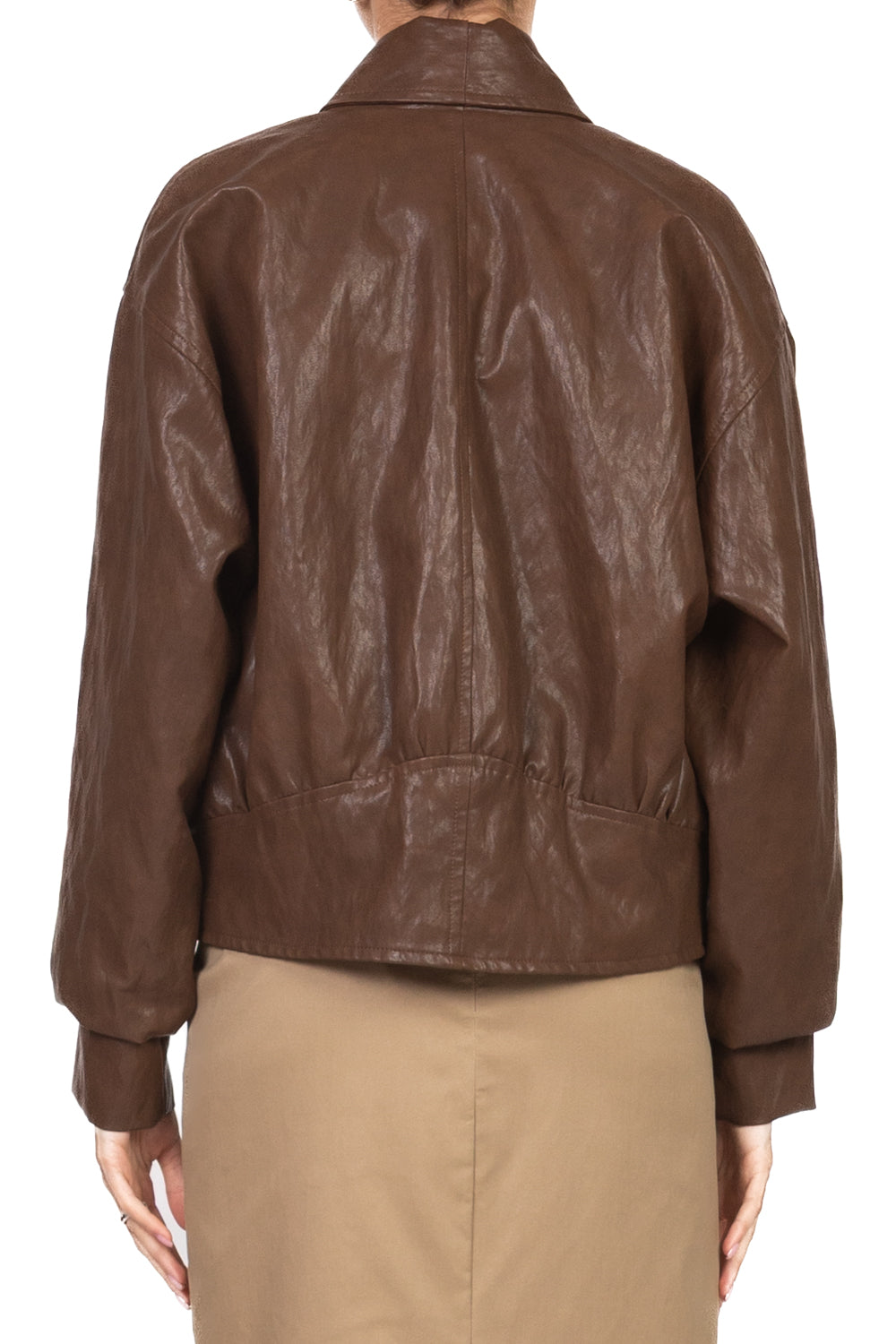 Have one - Giacca vintage ecopelle crop Art. JVS-Q040