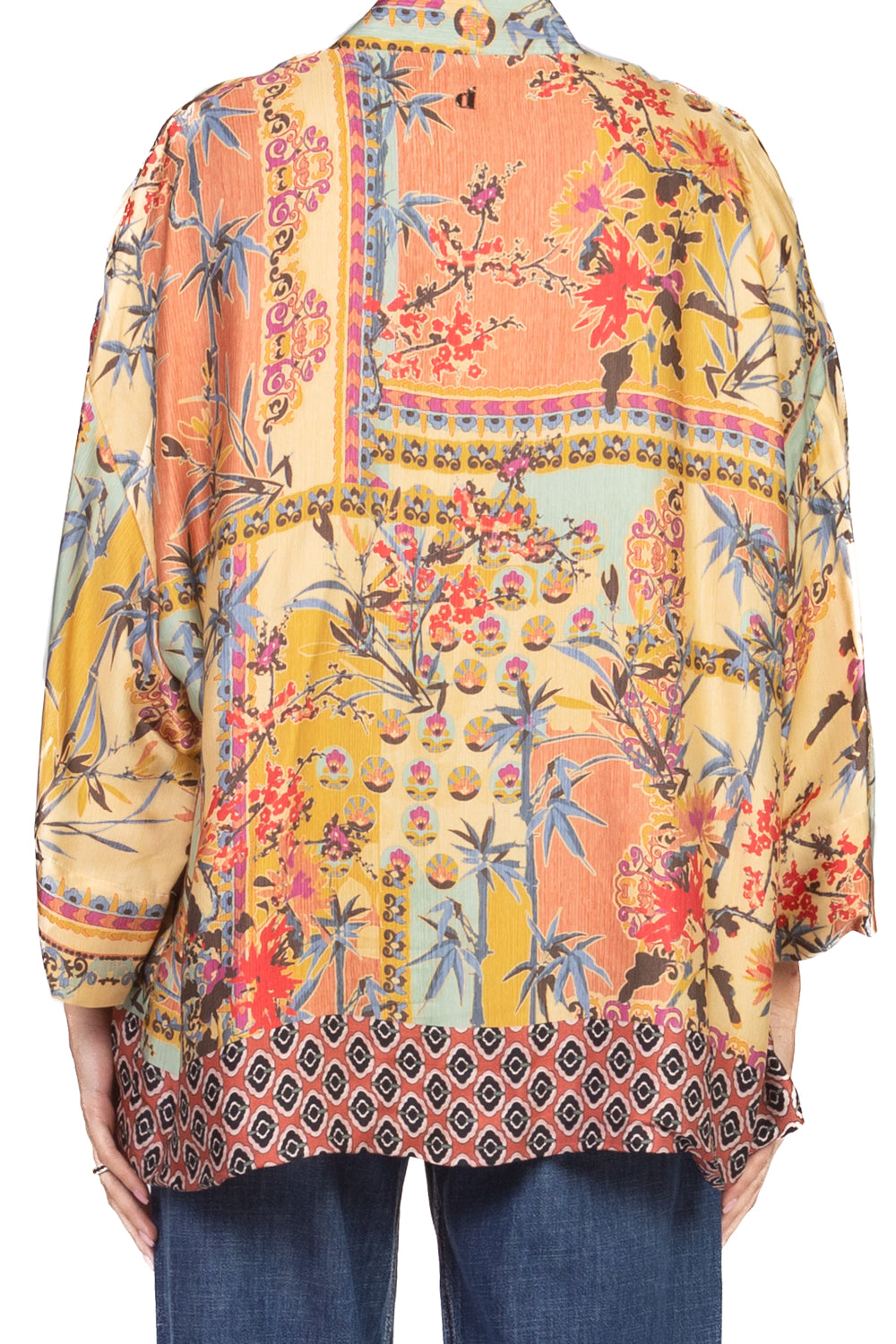 Dixie - Kimono fantasia in satin Art. JDHP1GK