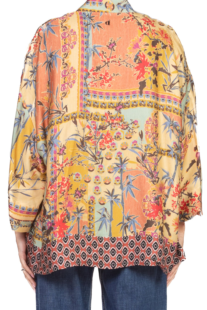 Dixie - Kimono fantasia in satin Art. JDHP1GK