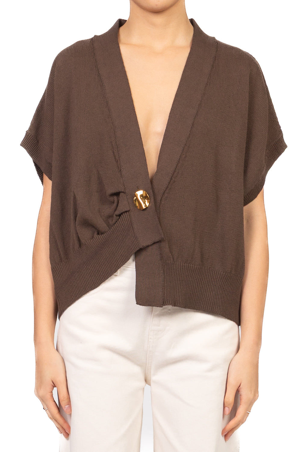 Tensione in - Gilet over chiusura asimmetrica Art. PA5484