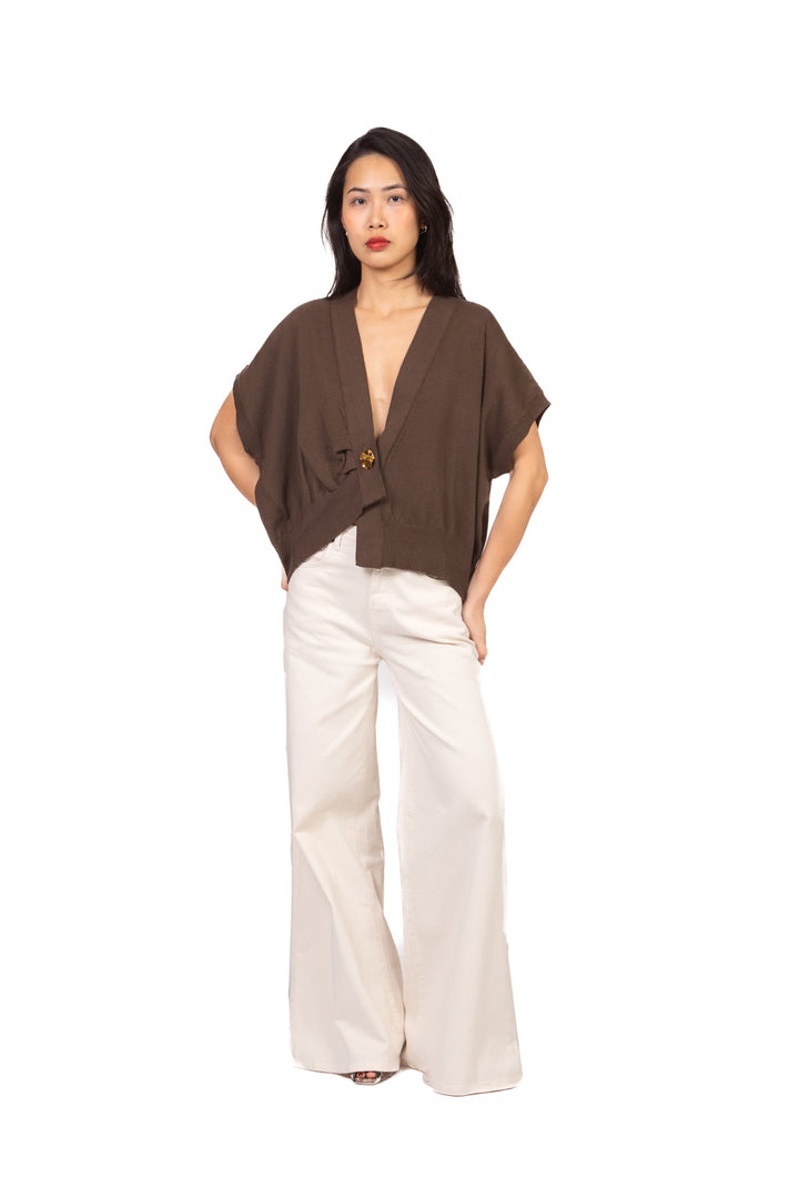 Tensione in - Gilet over chiusura asimmetrica Art. PA5484