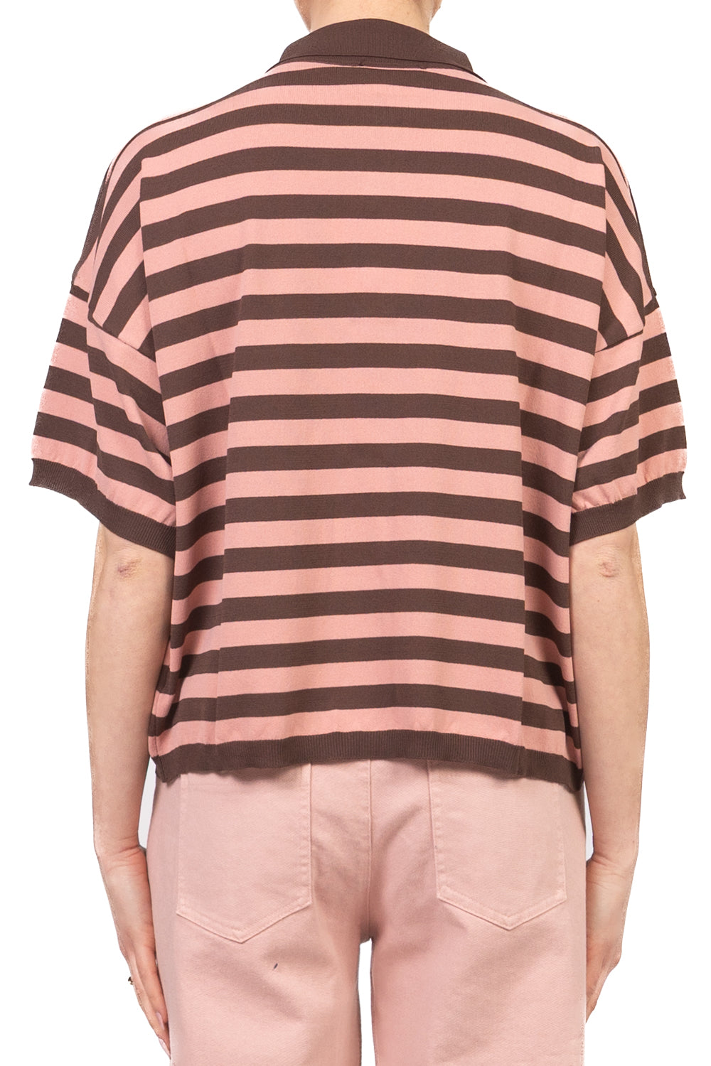 Vicolo - Maglia polo rigata manica corta Art. 2AB2066