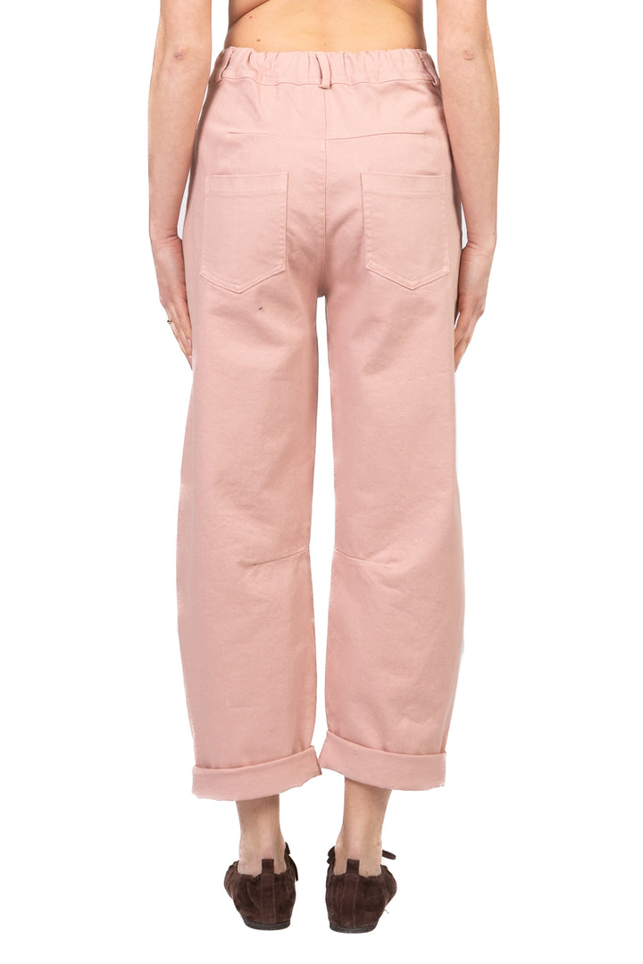 Tensione in - Pantalone barrel con elastico posteriore Art. PA5137-PE26
