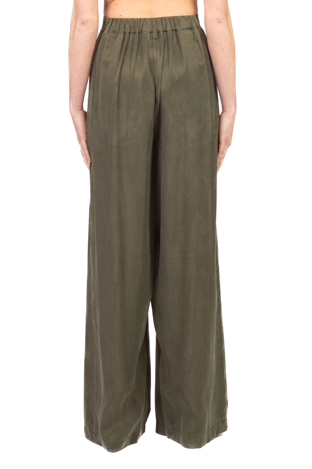 Tensione in - Pantalone palazzo seta lavata Art. PE26-4212