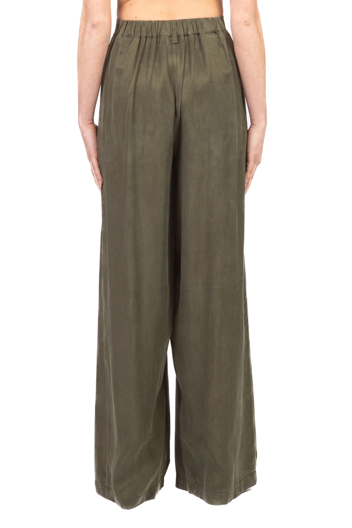 Tensione in - Pantalone palazzo seta lavata Art. PE26-4212