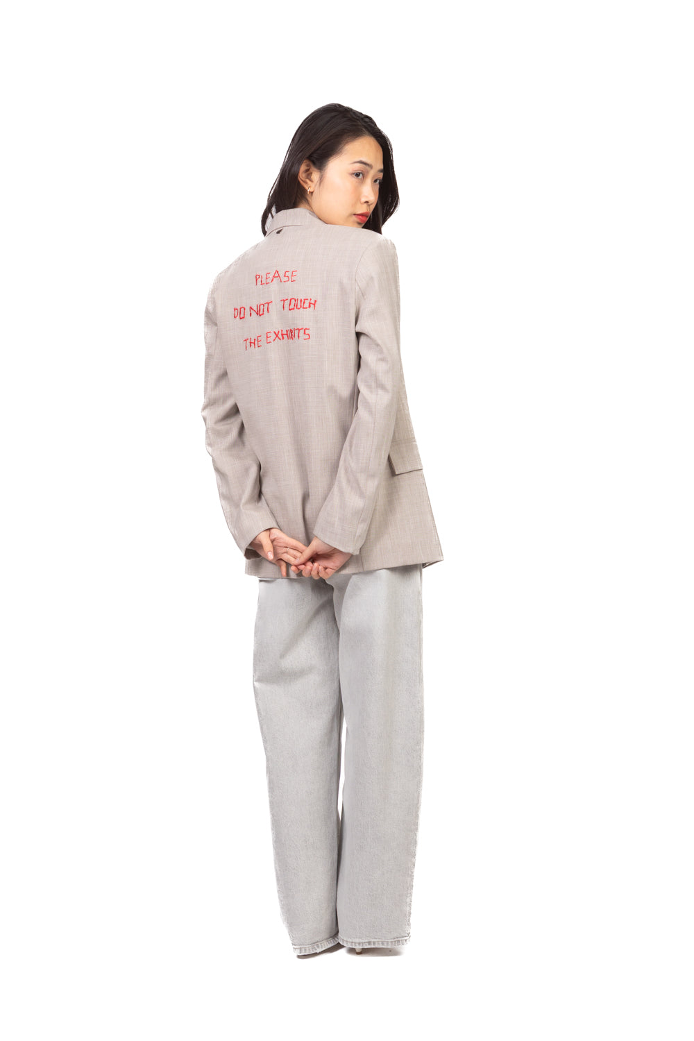 Dixie - Giacca due bottoni con scritta Art. J067A041