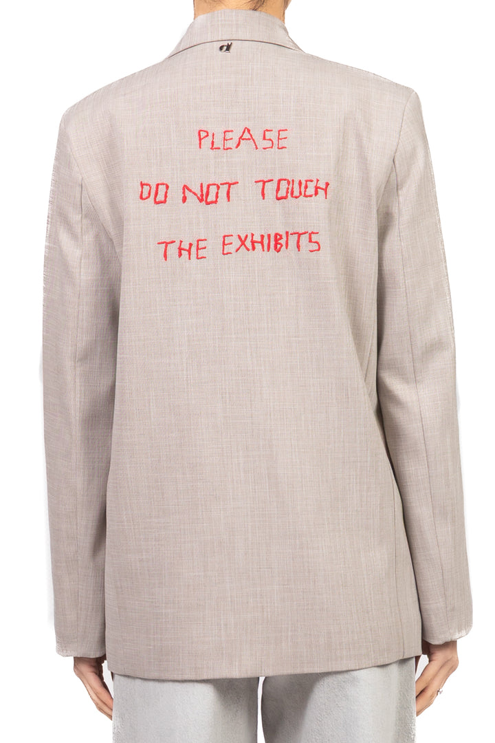 Dixie - Giacca due bottoni con scritta Art. J067A041