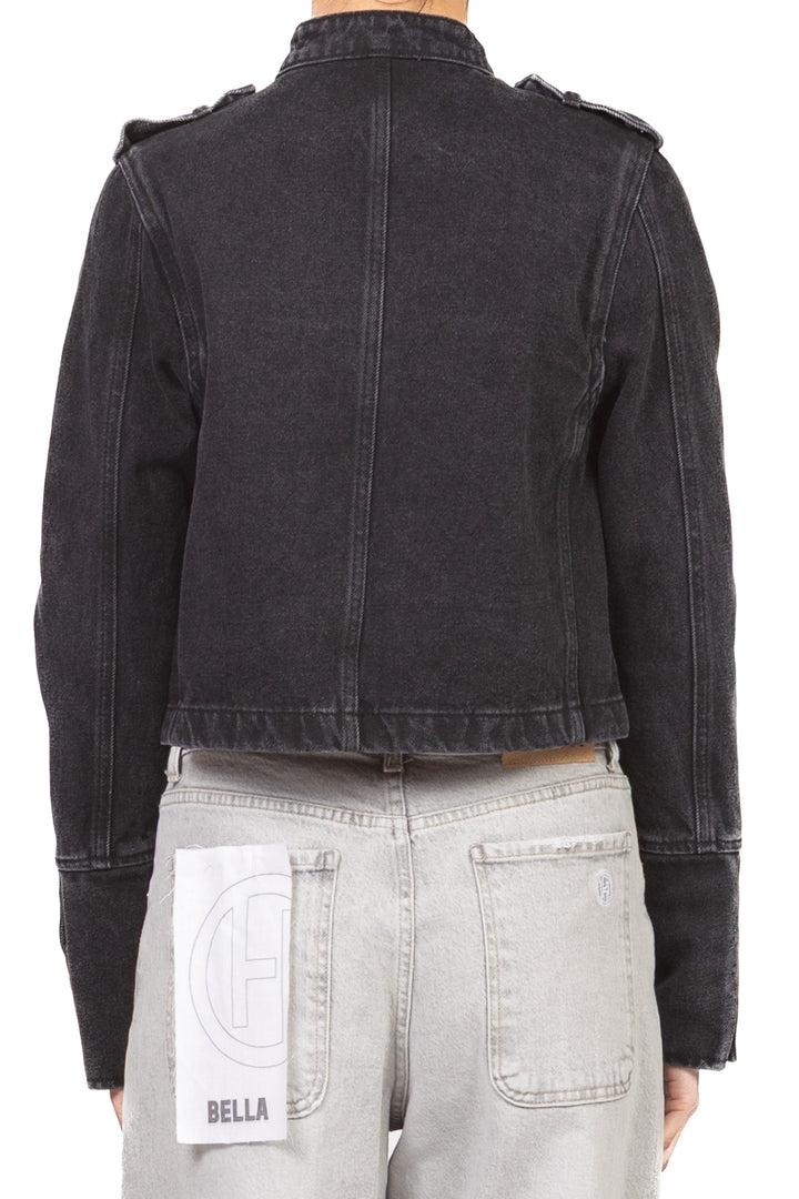 Tensione in - Giacca napoleone in denim Art. 38345