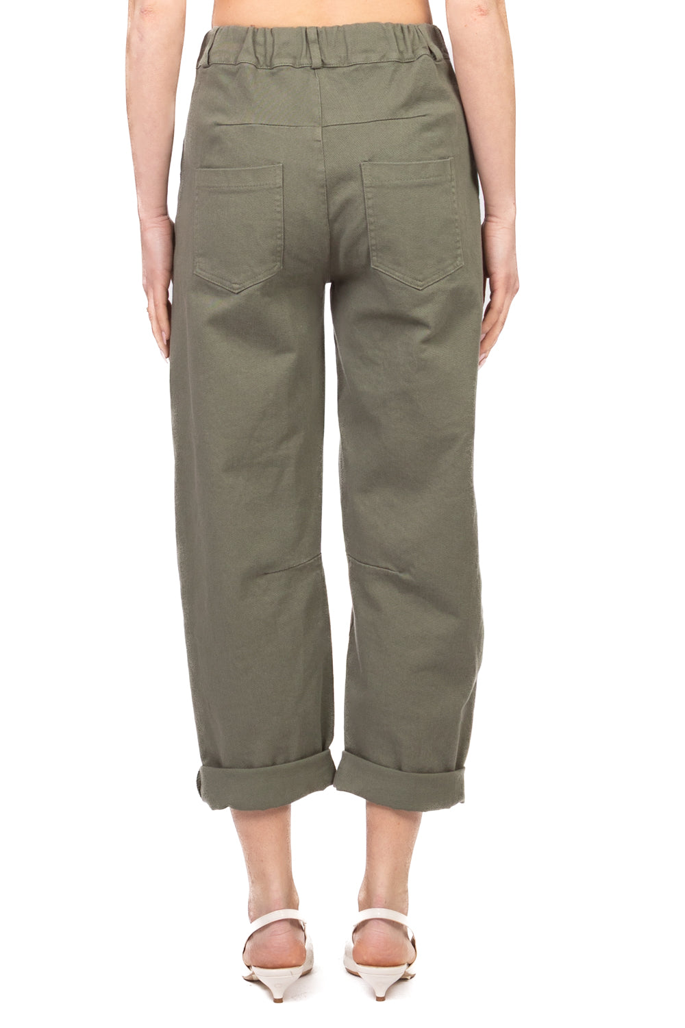 Tensione in - Pantalone barrel con elastico posteriore Art. PA5137-PE26