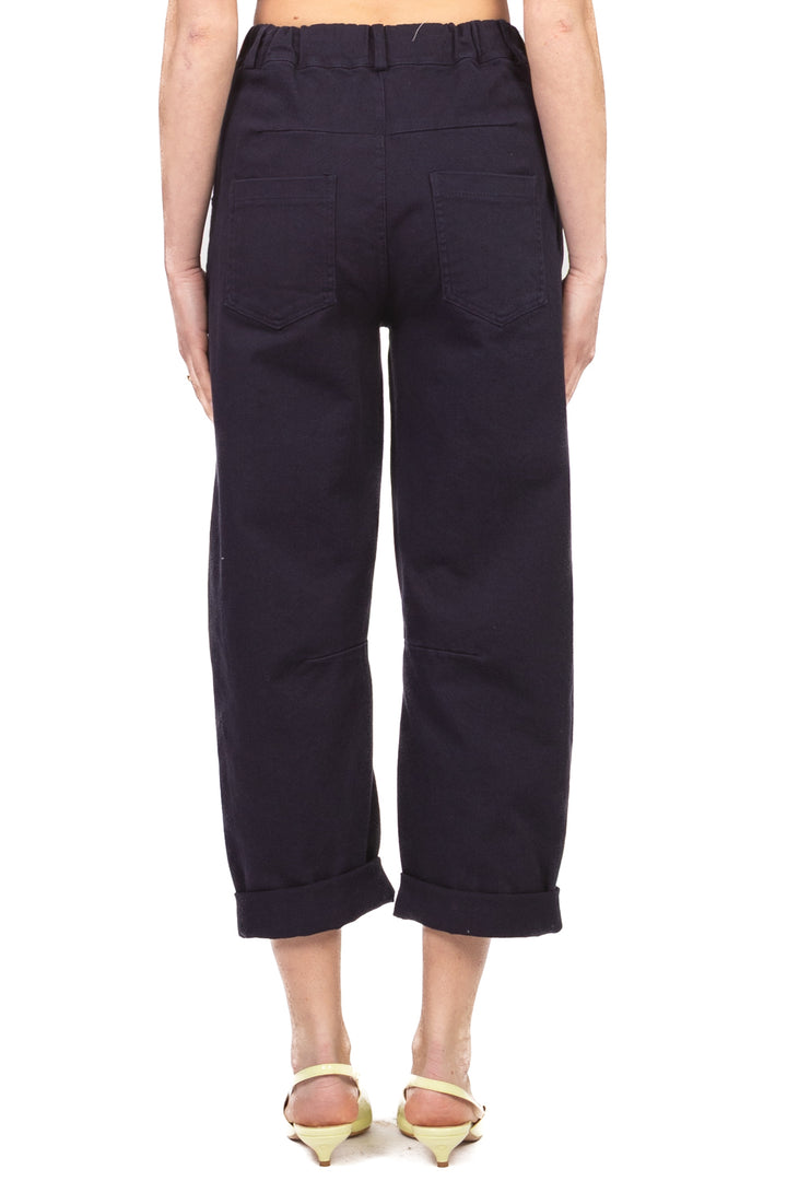 Tensione in - Pantalone barrel con elastico posteriore Art. PA5137-PE26