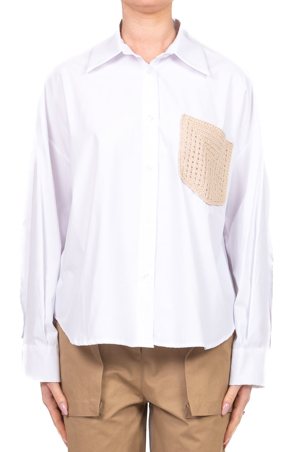 Have one - Camicia taschino ricamato Art. CVS-Q073