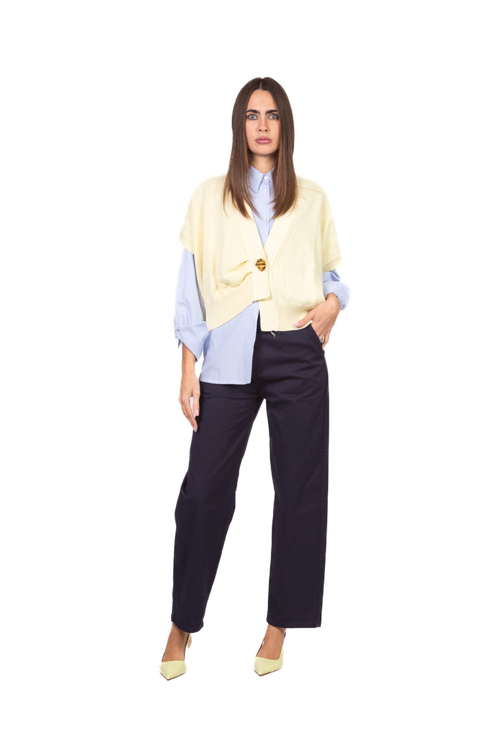 Tensione in - Gilet over chiusura asimmetrica Art. PA5484