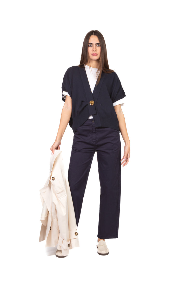 Tensione in - Gilet over chiusura asimmetrica Art. PA5484