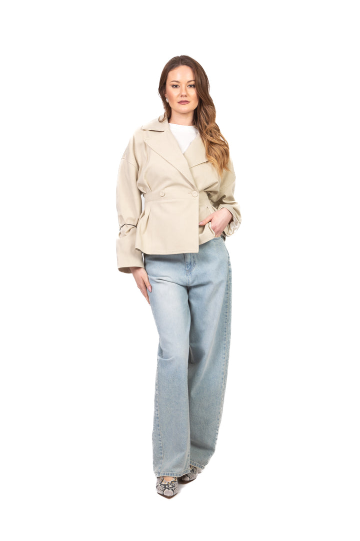 Tensione in - Trench doppio petto sfiancato Art. QS896