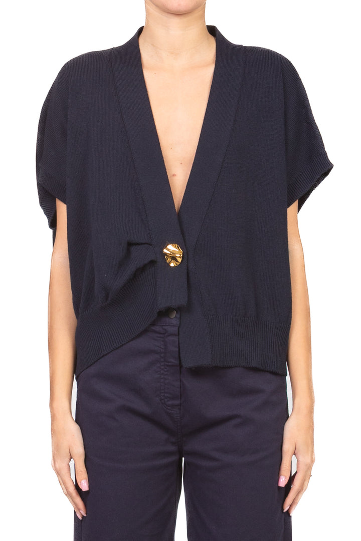 Tensione in - Gilet over chiusura asimmetrica Art. PA5484