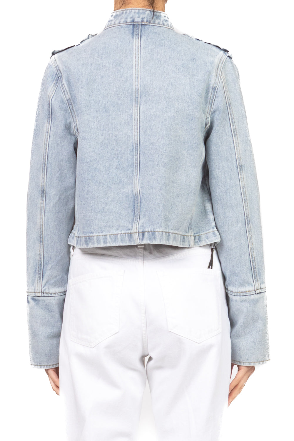Tensione in - Giacca napoleone in denim Art. 38345
